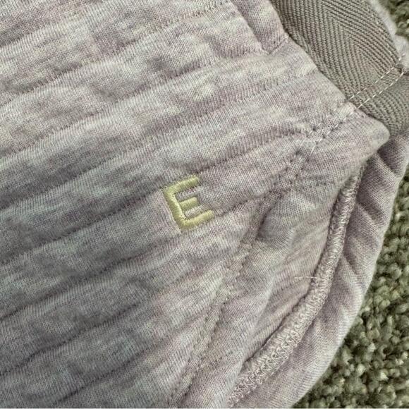 EVERLANE The Organic Cotton Quilted Short XS Heathered Orchid - Picture 11 of 14